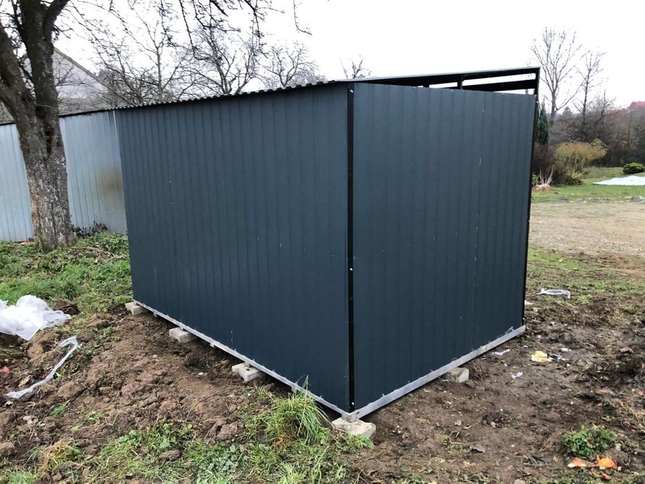 Wiata na śmieci ,śmietnik ,schowek ogrodowy , kojec