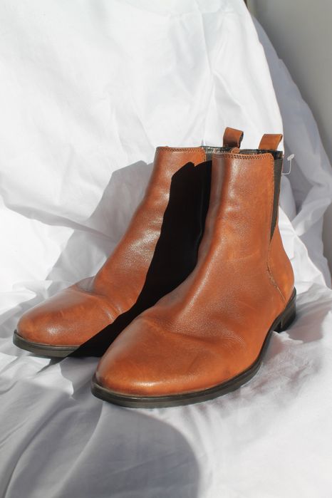 Челсі шкіряні коричневі