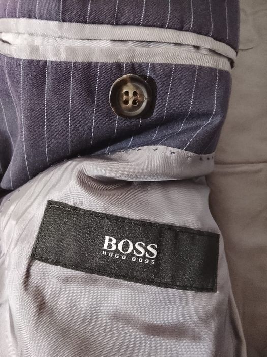 Nowe oryginalne wiosnę jedwab garnitury męskie Hugo Boss