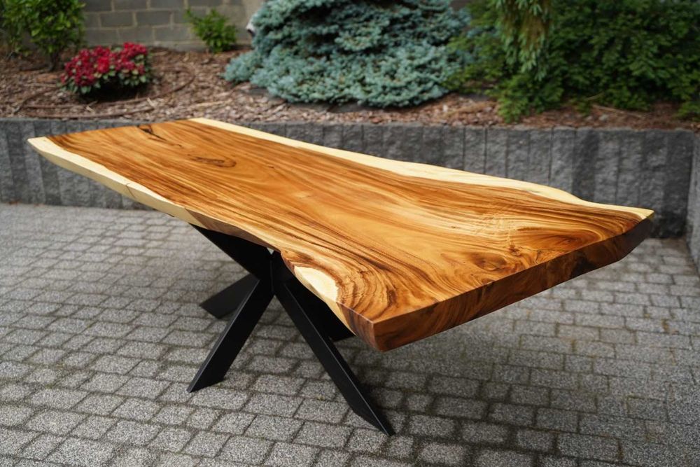 Stół z litego drewna SUAR | 260 cm