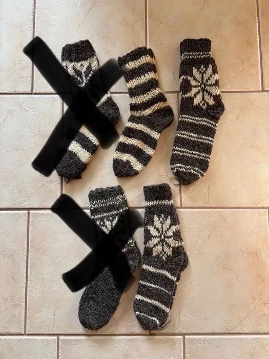 Skarpety góralskie, wełniane, NOWE
