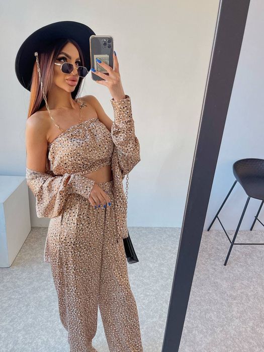 Шовковий костюм трійка