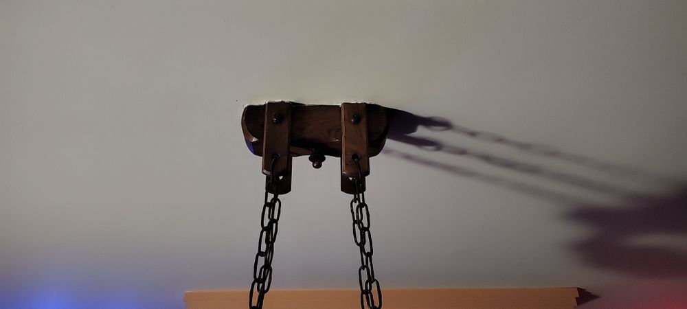 Lampa wisząca + dwa kinkiety