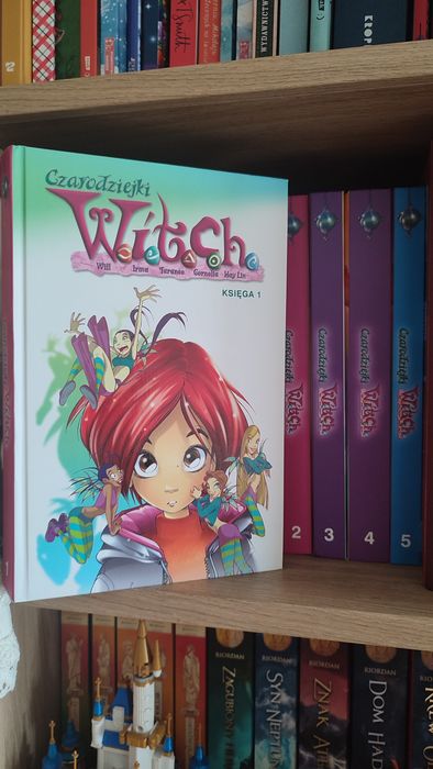 W.I.T.C.H.  czarodziejki księga tom 1 razem 5 części