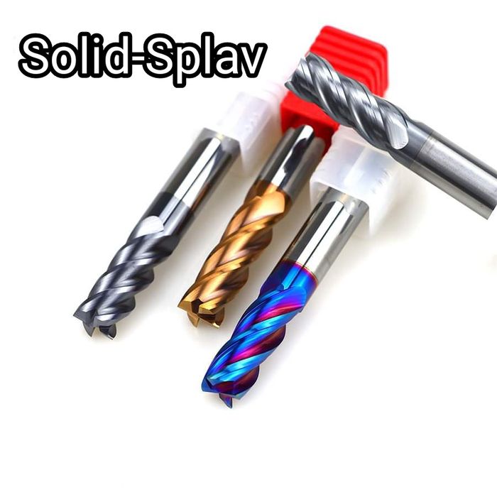 Фреза концевая пальчиковая радиусная твердосплавная