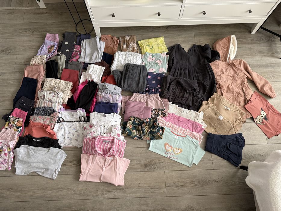 Paczka ubran na rozm ok 128-140 h&m zara pepco zajrzyj okazja