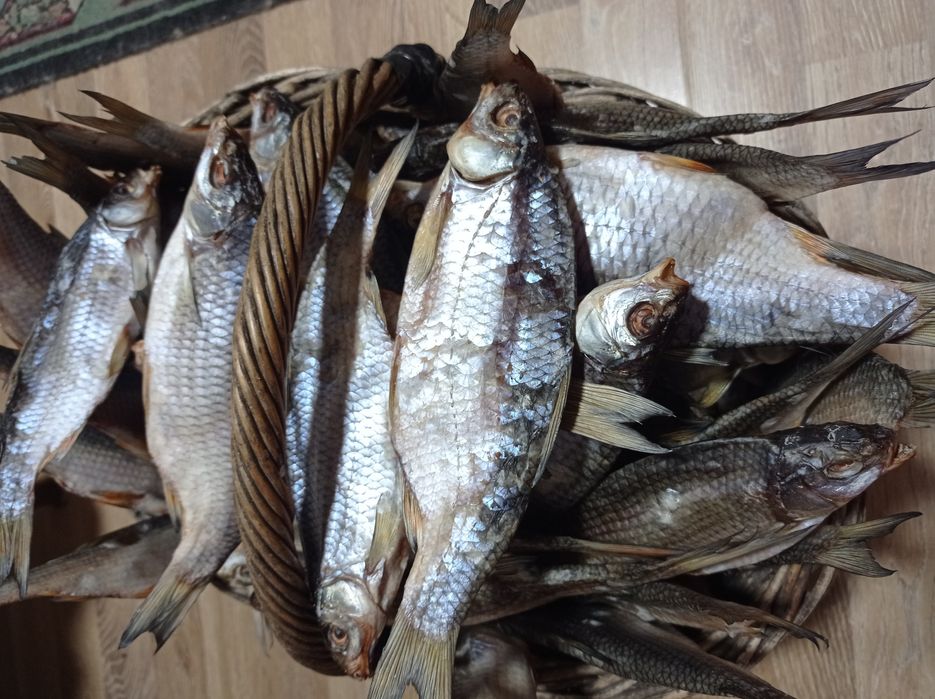 Риба сушена.Таранка. Плітка. Плотва