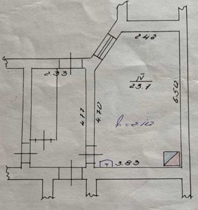 Власник, ПРОДАЖ квартири-студії ЦЕНТР