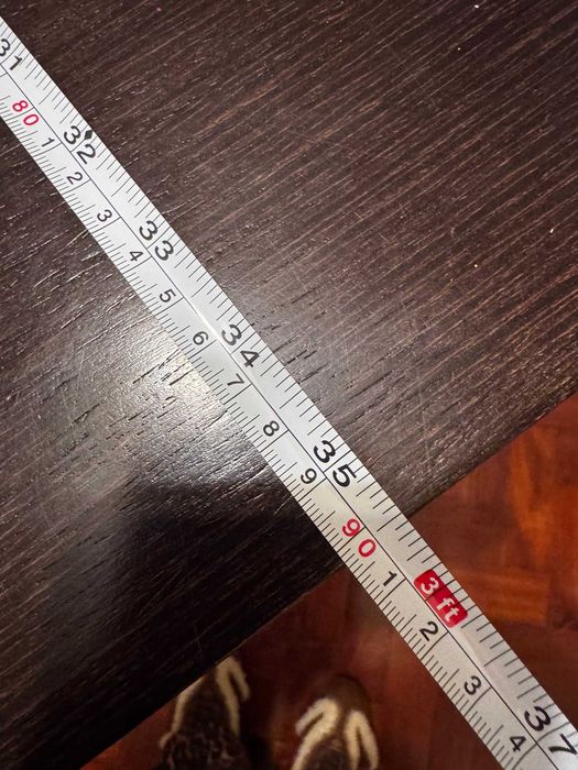 Mesa de Jantar extensivel de 150cm/ 250cm comprimento em madeira de wengué