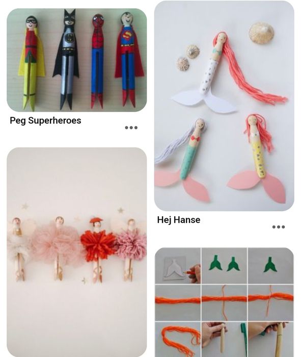 Molas de Madeira Vintage