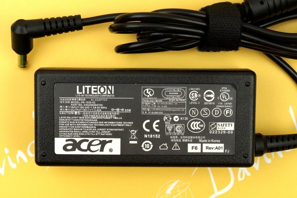 Блок питания для ноутбука ACER зарядное устройство асер 19V Подбор: 349 ...