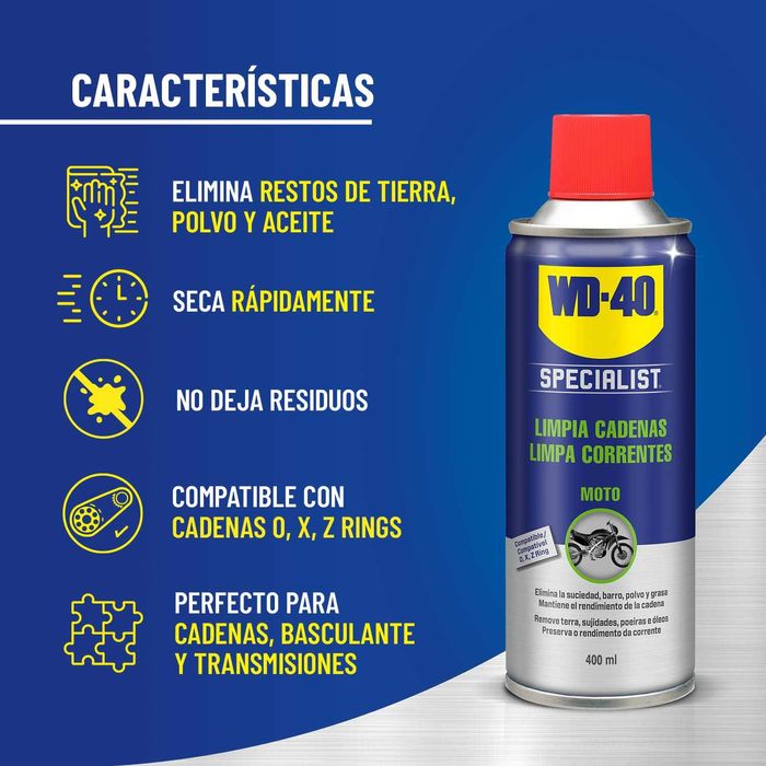 WD-40 Specialist Motorbike Tripack, Kit Manutenção Total para Moto