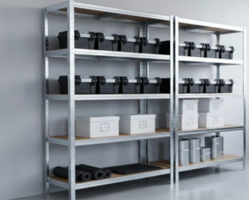 Zestaw 2x Regał Metalowy 1750kg - Mocny, 10 Półek, Garaż/Magazyn sklep