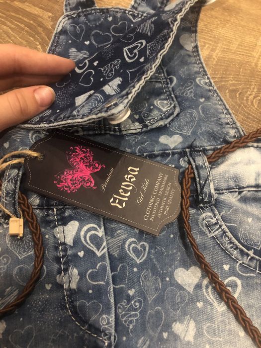 Джинсовий сарафан для дівчинки