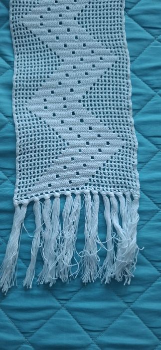 Naperão em crochê,  branco