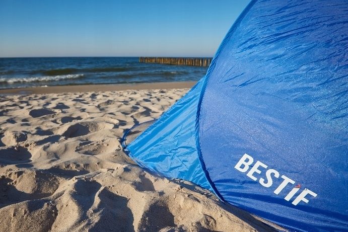 Namiot plażowy samorozkładający 190 cm uv parawan