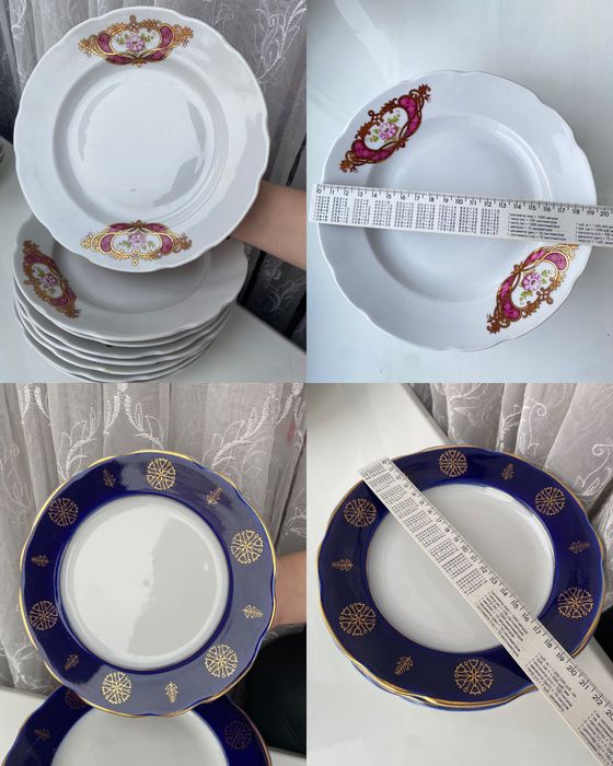 Великий вибір порцелянових тарілок