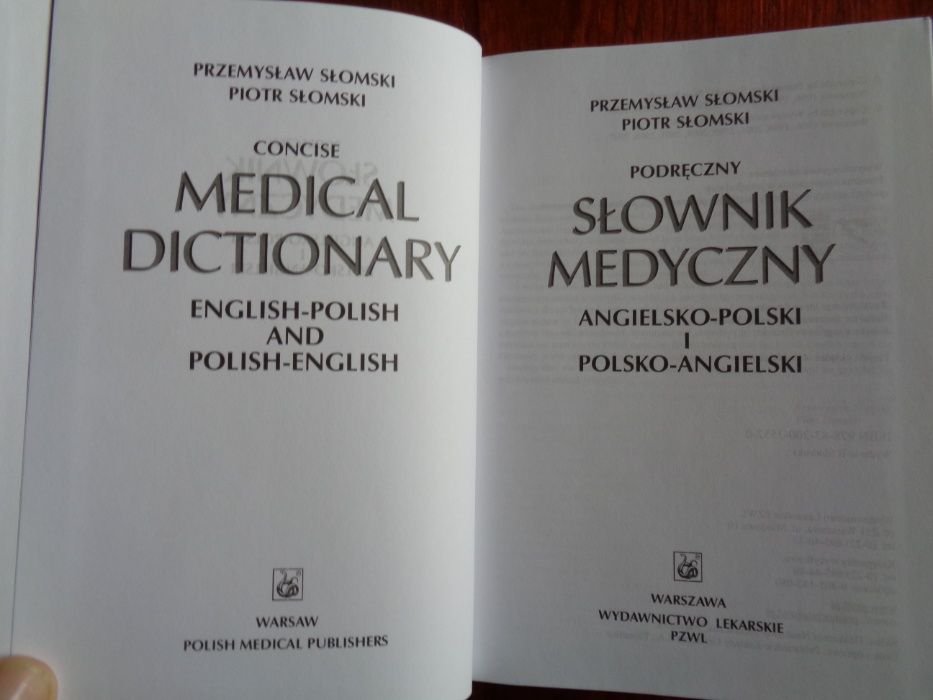 Słownik Medyczny.Angielsko -Pol. Pol.-angielski.