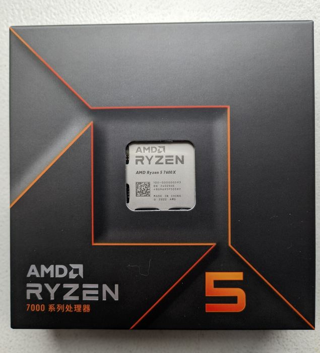 Нові AMD Ryzen 5 7600X BOX