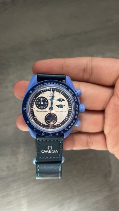 Omega X Swatch Mission to the super blue moonphase