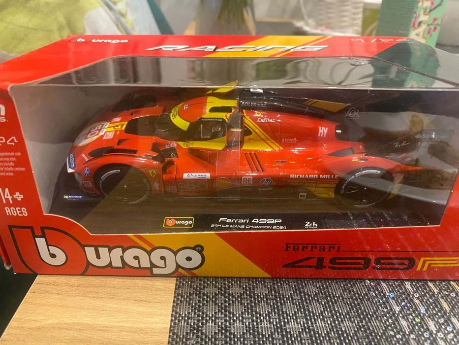 Ferrari 499p burago 1:24