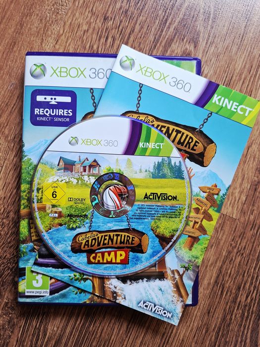 Cabela's Adventure Camp Kinect XboX 360