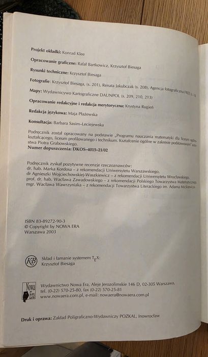Matematyka 2 / Maciej Antek, Piotr Grabowski