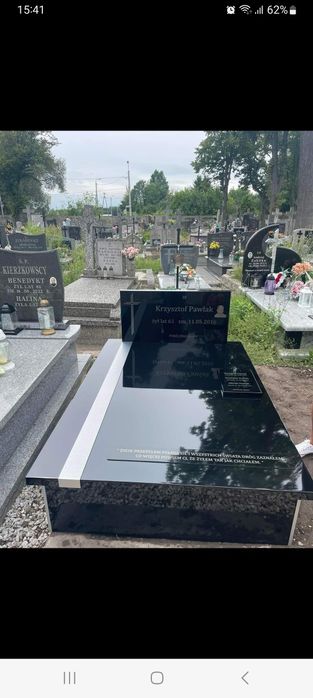Nagrobki kompozytowe podwójne 3399 zł z montażem - Promocja