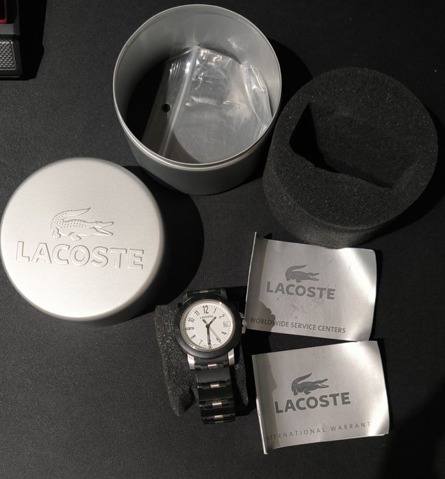 Relógio LACOSTE Quartzo – Com Caixa e Documentação Original