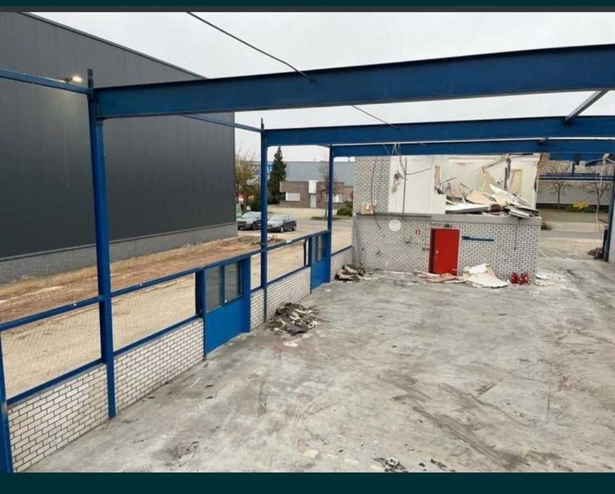 Hala stalowa konstrukcja 570 m2 super stan konstrukcja stalowa hali