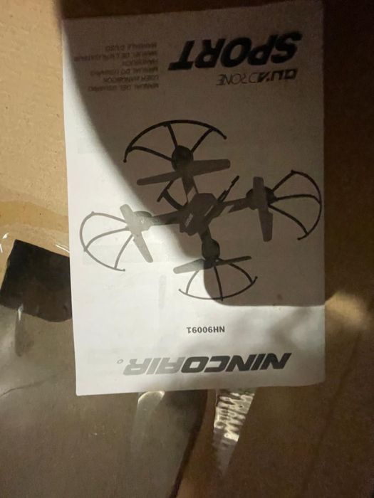 Drone usado e bateria viciada