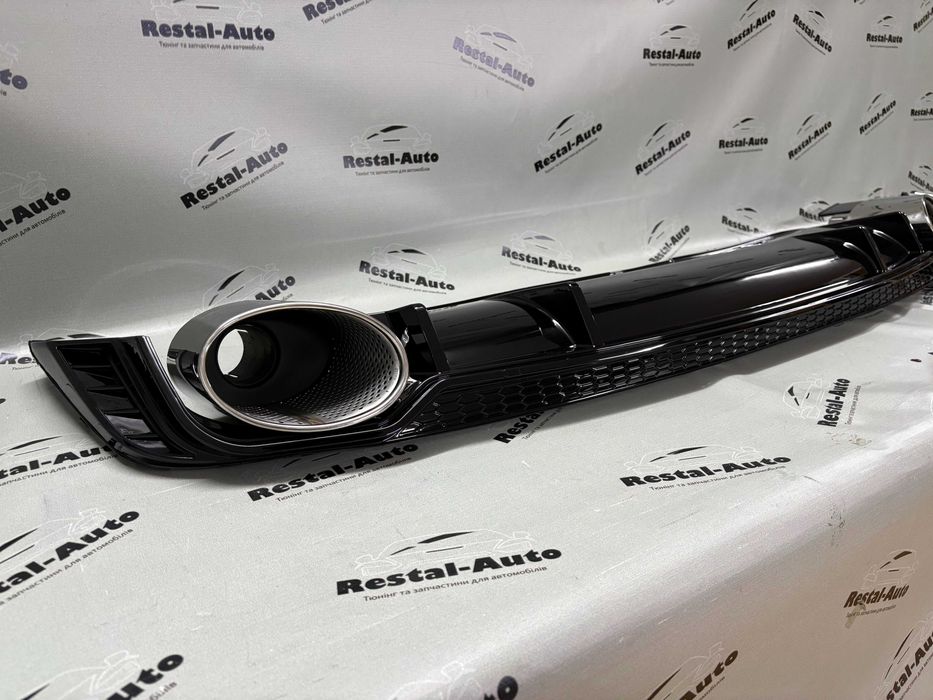 Дифузор заднього бампера RS5 стиль Full Black Audi A5 B9 S-Line 16-20