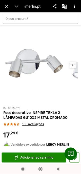 Foco 2 lâmpadas NOVO