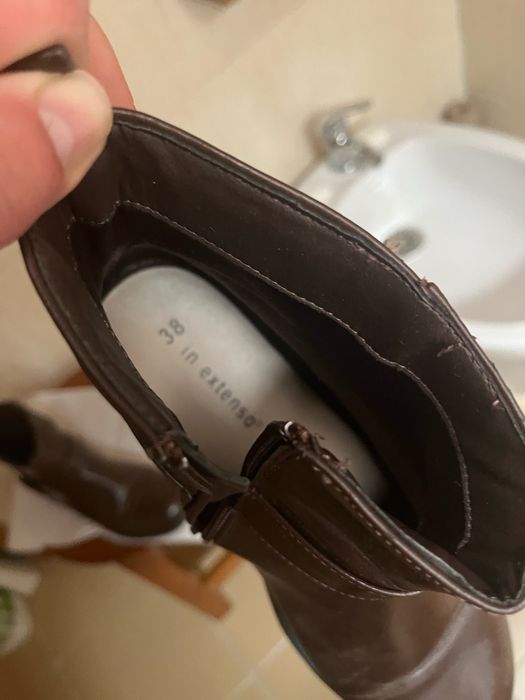 Botas castanhas de senhora n 38