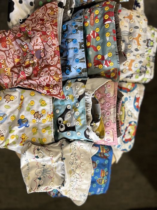 Fraldas de pano reutilizaveis