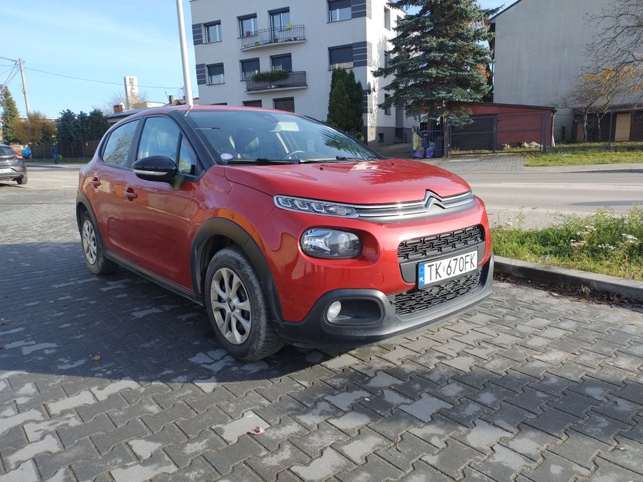 Citroen C3 2018 1.2 benzyna Niski przebieg