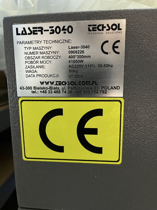 Ploter laserowy techsol 3040