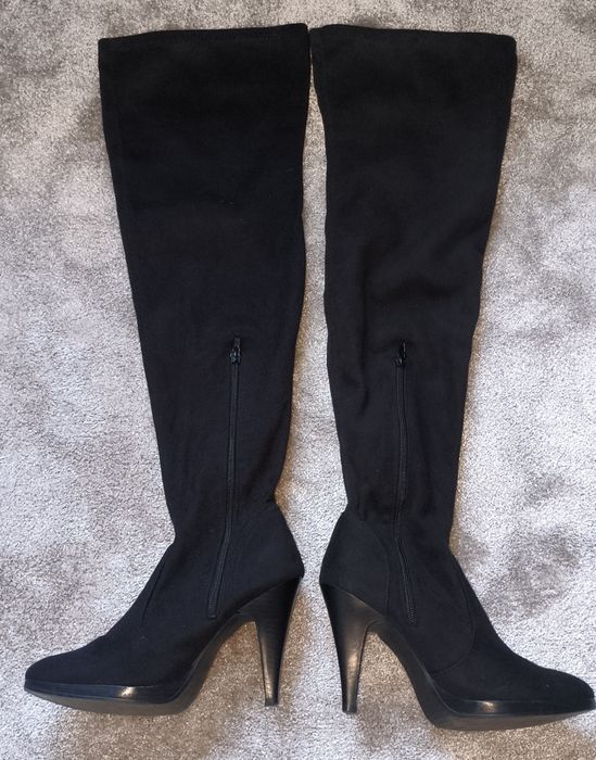 Kozaki Muszkieterki czarne 39