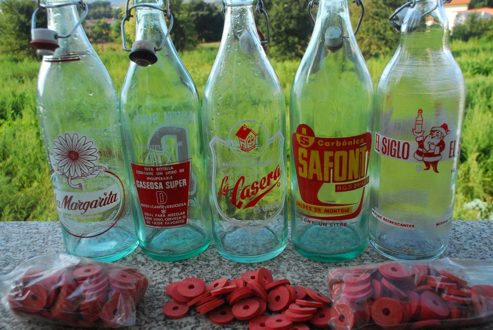 Garrafas antigas Pirogravadas com mais de 40 anos