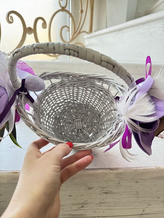 Пасхальний кошик дитячий великодній