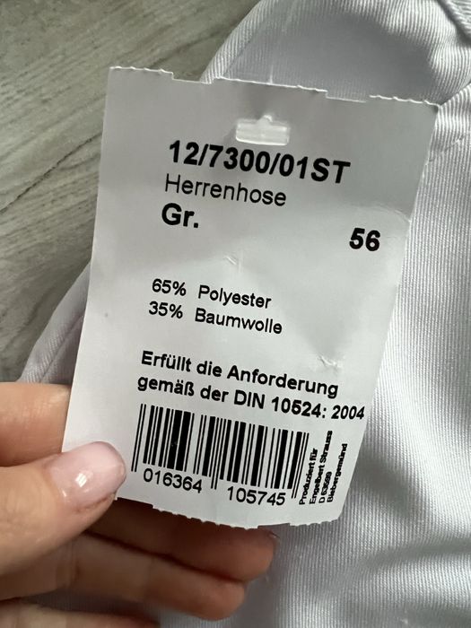 Spodnie Strauss białe