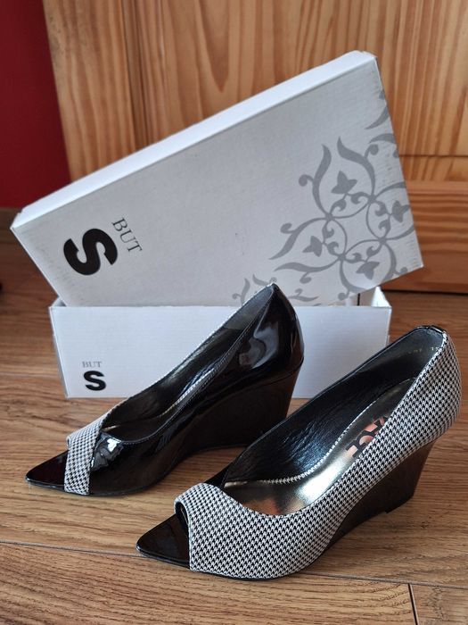 buty czarno białe rozmiar 35