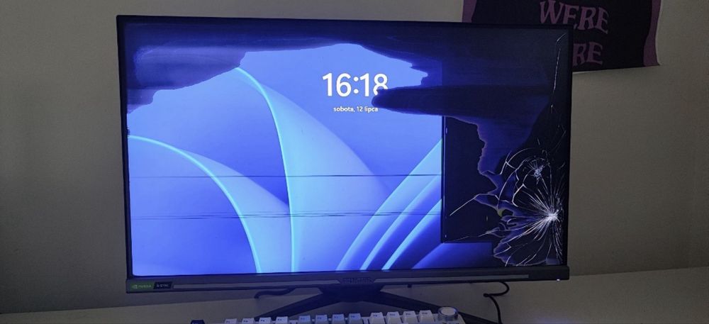 zepsuty monitor acer predator 280hz 1ms reakcji