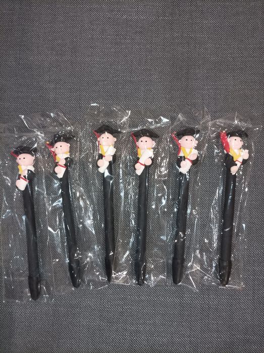 Conjunto 8 canetas em massa Biscuit