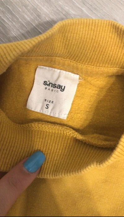 Bluza żółta Sinsay r. S