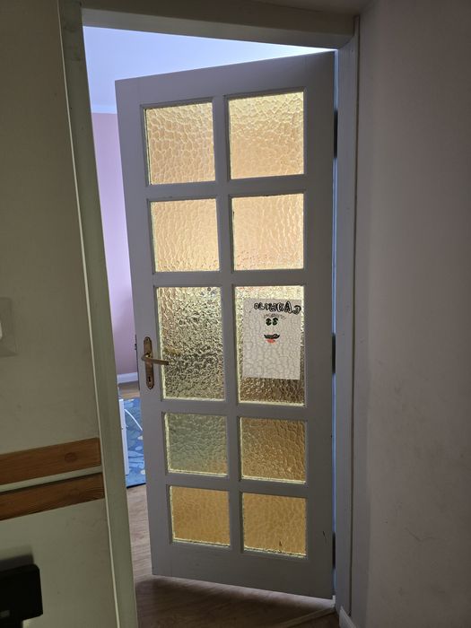 Drewniane drzwi wewnętrzne – dąb – 6 sztuk