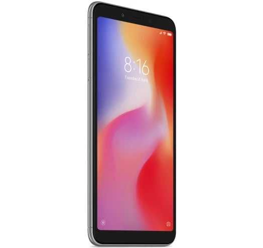 Смартфон Xiaomi Redmi 6 4/64 Grey 5.45" IPS, 12+5 Мп Helio P22 3000mAh