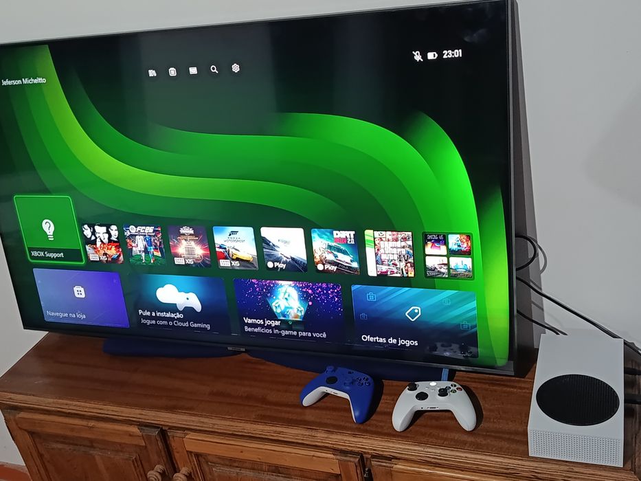 Xbox series s + TV 55 Samsung Smart