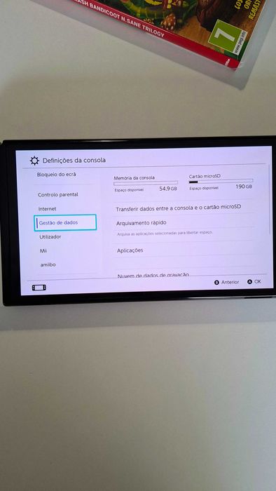 Switch OLED (Como novo)64741329254786121