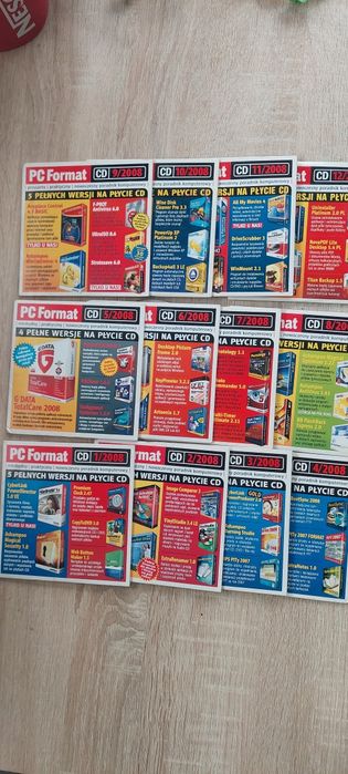 PC Format płytki CD ZESTAW 62 sztuki